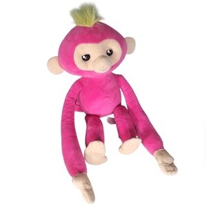 Fingerlings HUGS - Bella (Pink) - Advanced Interactive Plush Baby Monkey Pet